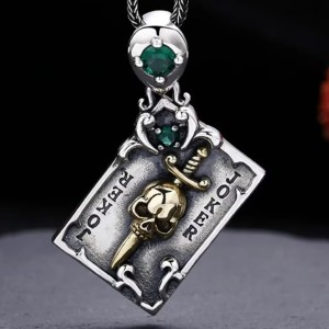 Skull hanger - 925 Zilver