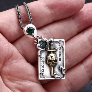 Skull hanger - 925 Zilver