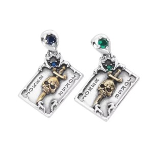 Skull hanger - 925 Zilver
