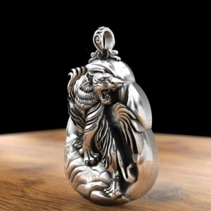 Tijger Hanger - 999 zilver in 2 varianten