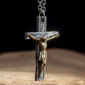 Jesus Cross - 925 Silver