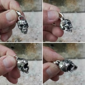 Skull Pendant Hellride - 925 Silver