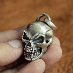 Zware Skull hanger DeadHead - 925 Zilver