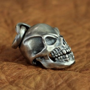 Zware Skull hanger DeadHead - 925 Zilver