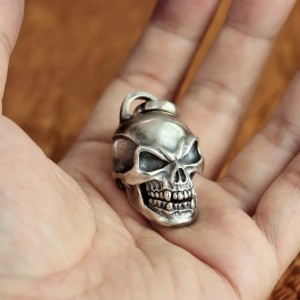 Zware Skull hanger DeadHead - 925 Zilver