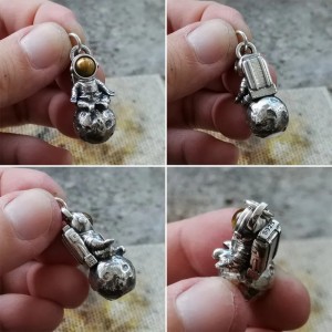 Astronaut Pendant - 925 Silver