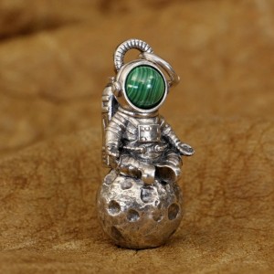 Astronaut Pendant - 925 Silver