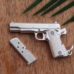 Colt M1911 Hanger - 925 Zilver
