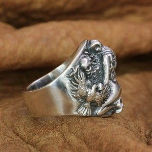 Skull ring - Lust & Bone - 925 Zilver