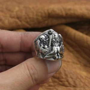 Skull ring - Lust & Bone - 925 Zilver