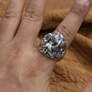 Skull ring - Lust & Bone - 925 Zilver