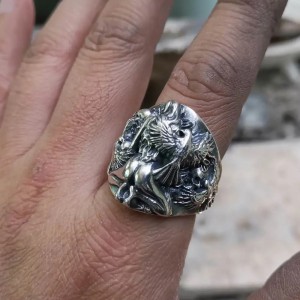 Skull ring - Lust & Bone - 925 Zilver