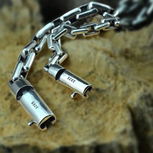 Schakel armband in 5 mm, 6 mm en 8 mm dikte - 925 Zilver