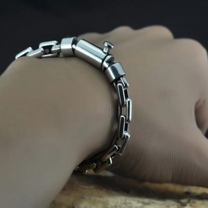 Schakel armband in 5 mm, 6 mm en 8 mm dikte - 925 Zilver