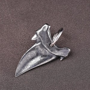 Haaientand hanger - 925 zilver