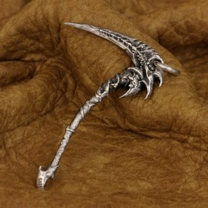 Grim reaper zeis hanger in twee maten – 925 Zilver
