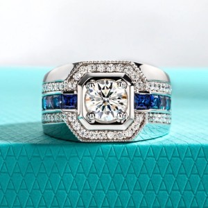 Luxe ring met Moissanite – Totaal 2,68 Karaat
