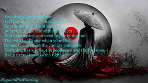 You always have a choice