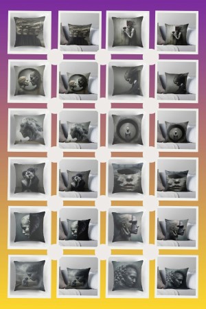 Kussen hoes via Redbubble