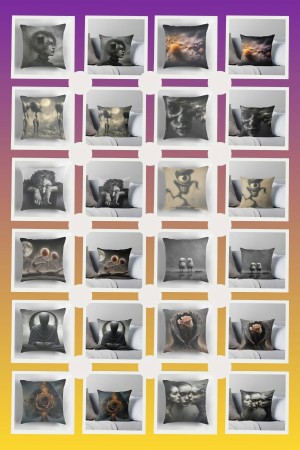 Kussen hoes via Redbubble