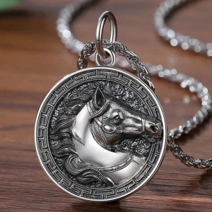 Paard hanger met motief