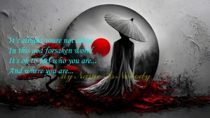 It's Alright You're not alone