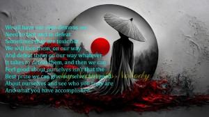 We all have our demons