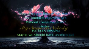 How does a religous man solve the problem of having sex