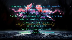  How much is the life of youre child worth