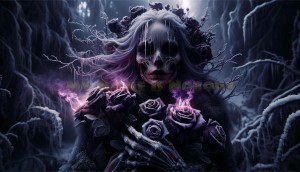 The purple roses
