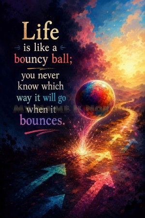 Life is like a bouncy ball