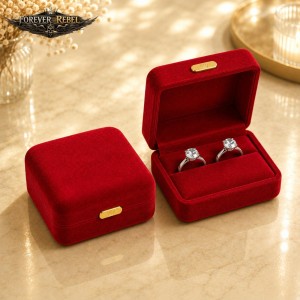 Velvet Ringcase Rood