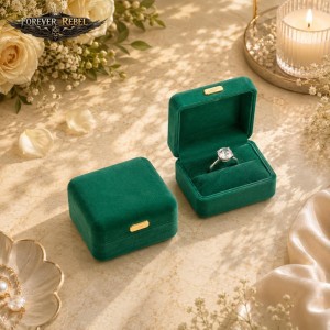 Velvet Ringcase Groen